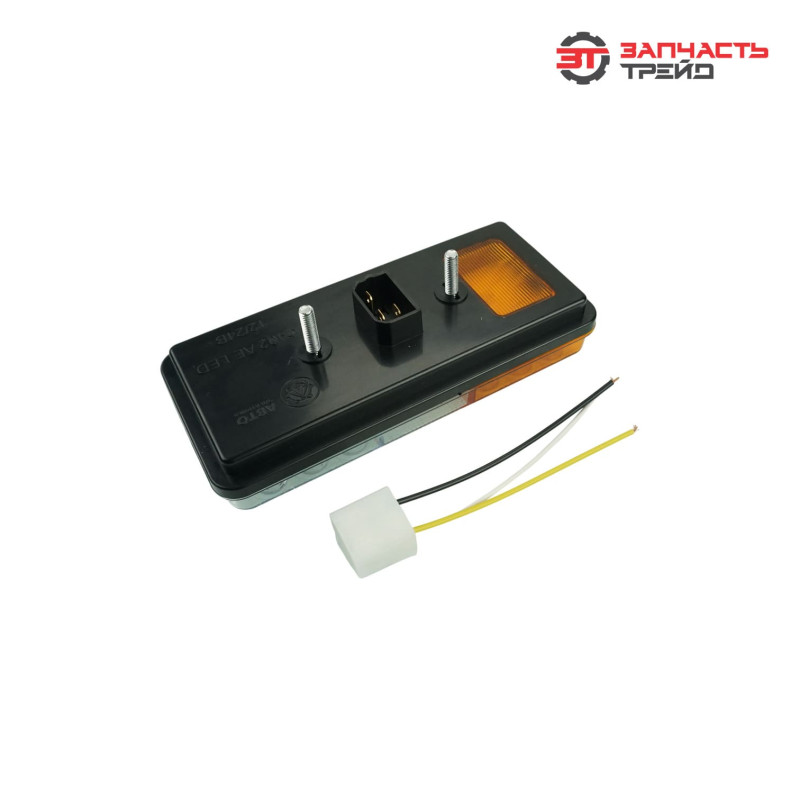 Фонарь передний (12В/24В) Ф-402 LED (пластик) светодиодный (тракторы) (AVTOELECTRICA)