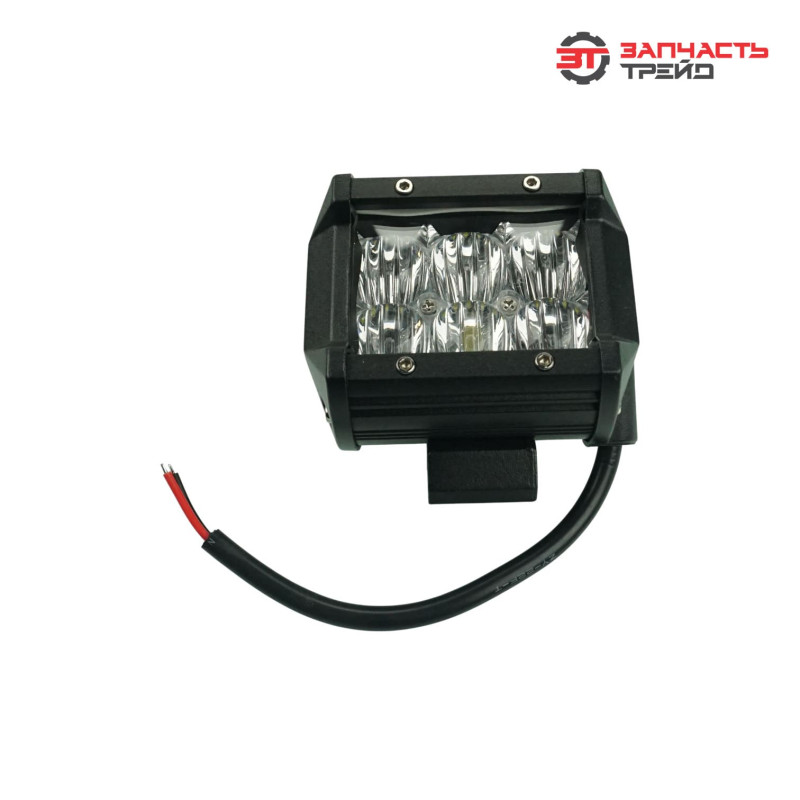 Фара светодиодная AE18RT-6LED-5DLENS-PC (5D-линза) прямоугольная, рассеянный свет, (6LED,18W) (AVTOELECTRICA)