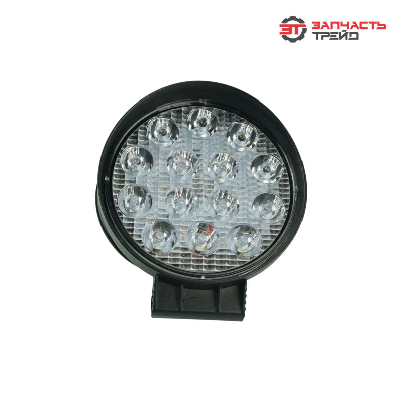 Фара светодиодная AE42R-14LED-42HC круглая, направленный свет, 14 диодов,42W,(115х42х142)12/24V (AVTOELECTRICA)