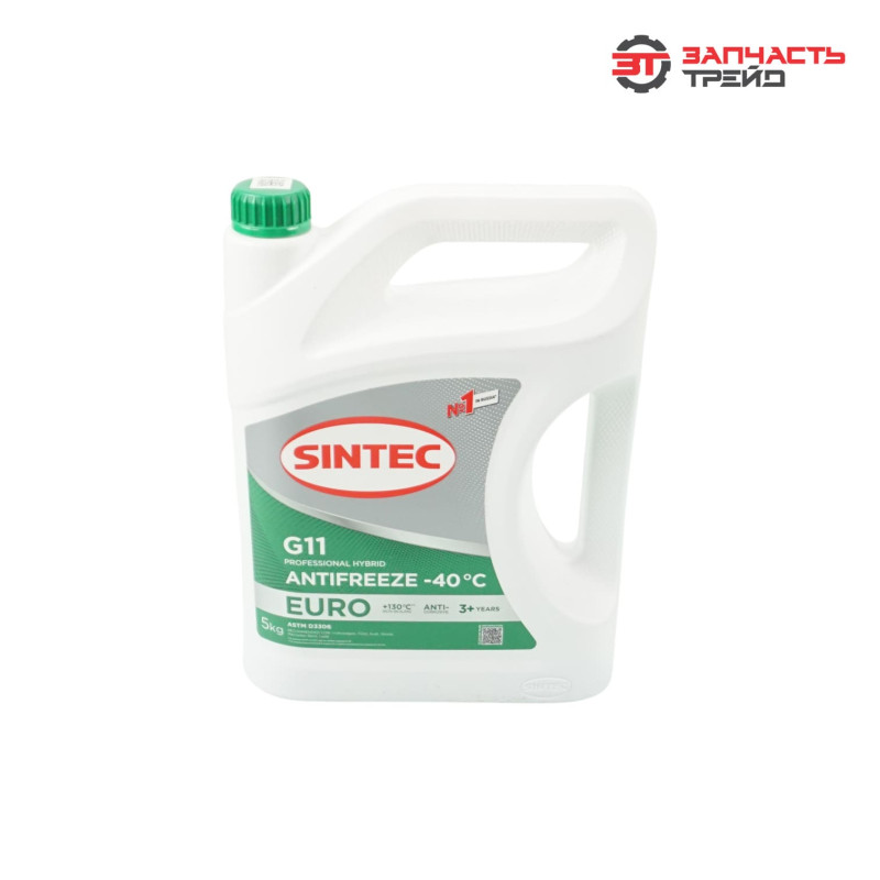 Жидкость охлаждающая антифриз Sintec Euro G-11 (зеленый) 05 кг