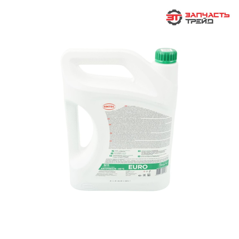 Жидкость охлаждающая антифриз Sintec Euro G-11 (зеленый) 05 кг