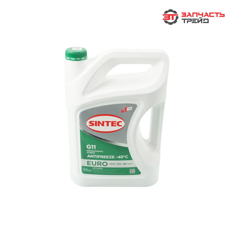 Жидкость охлаждающая антифриз Sintec Euro G-11 (зеленый) 10 кг