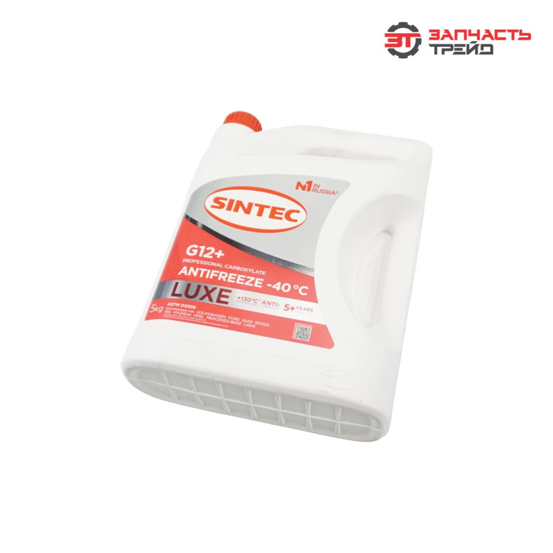 Жидкость охлаждающая антифриз Sintec Lux G-12 (красный) 05 кг